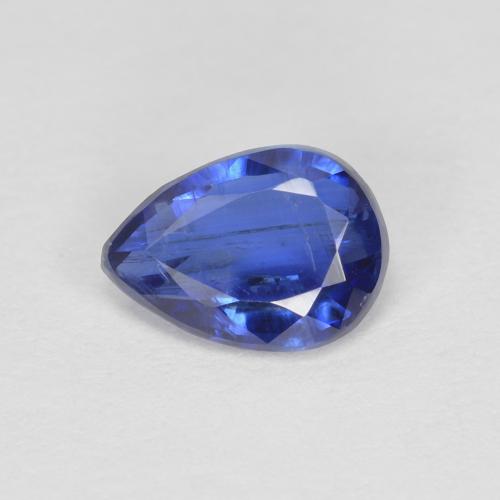 Cianita azul natural de 0,86 ct, en forma de pera, SI