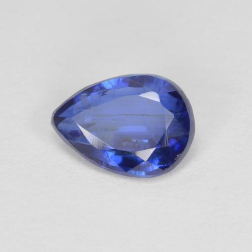 Cianita azul natural de 0,86 ct, en forma de pera, SI