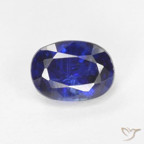 1.34ct Natural Azul real cianita, Ovalada, SI