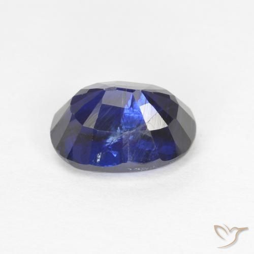 Cianita Azul real natural de 1.34 ct, Ovalada, SI