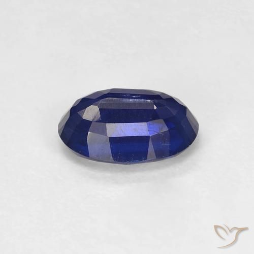 Cianita Azul real natural de 0.96 ct, Ovalada, VS