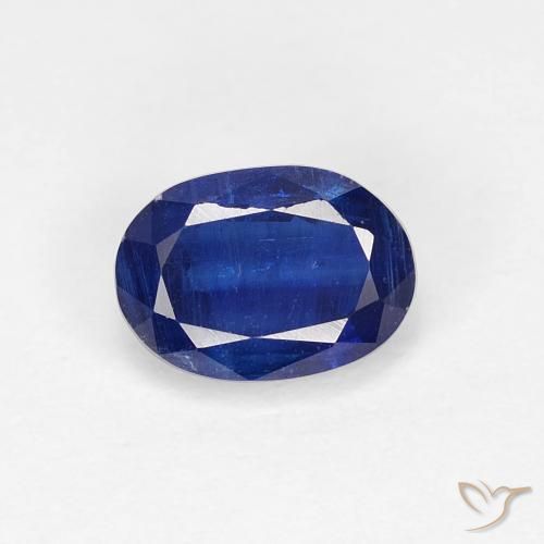 1.18ct Natural Azul real cianita, Ovalada, VS