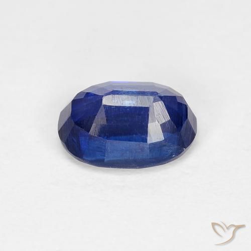 Cianita Azul real natural de 1.18 ct, Ovalada, VS