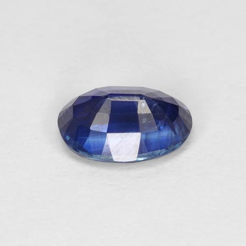 Cianita azul natural de 0,98 ct, corte óvalo, VS