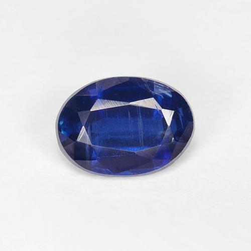 Cianita azul natural de 1,05 ct, corte óvalo, VS