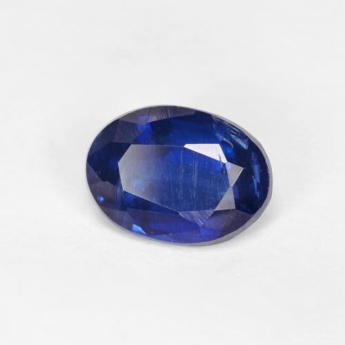 Cianita azul natural de 1,05 ct, corte óvalo, VS