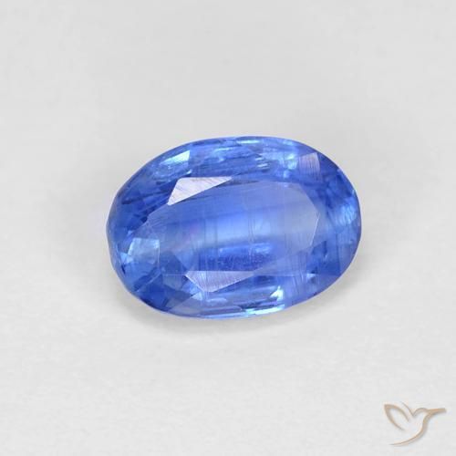 Cianita Azul claro natural de 1.04 ct, Ovalada, VS