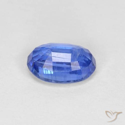 Cianita Azul claro natural de 1.04 ct, Ovalada, VS
