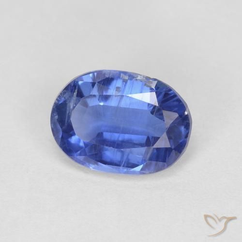 Cianita Azul real natural de 1.11 ct, Ovalada, VS-SI