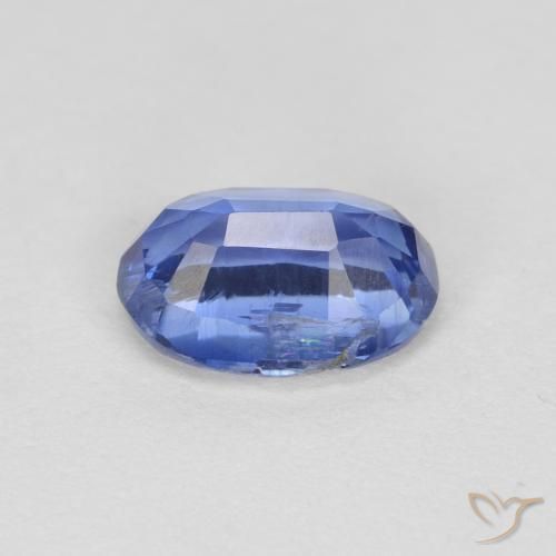 Cianita Azul real natural de 1.11 ct, Ovalada, VS-SI