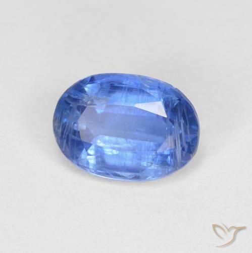 Cianita Azul marino natural de 1.10 ct, Ovalada, VS-SI