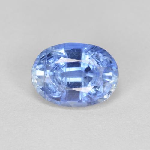 Cianita azul natural de 1,07 ct, corte óvalo, VS-SI