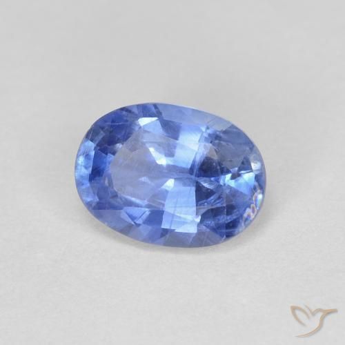 Cianita Azul claro natural de 0.89 ct, Ovalada, VS