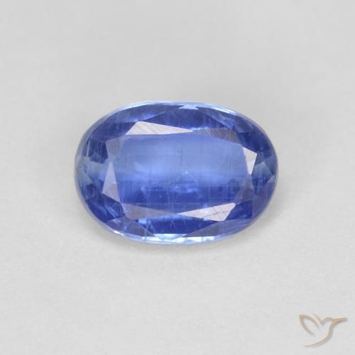 1.08ct Natural Azul cianita, Ovalada, VS