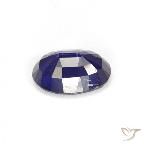 Cianita Azul oscuro natural de 0.99 ct, Ovalada, VS