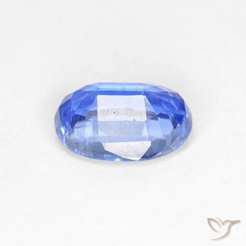 Cianita Azul azur intenso natural de 0.84 ct, Ovalada, VS