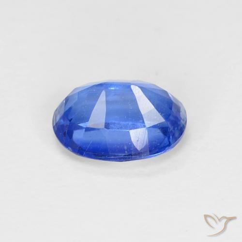 Cianita Azul azur intenso natural de 1.17 ct, Ovalada, VS