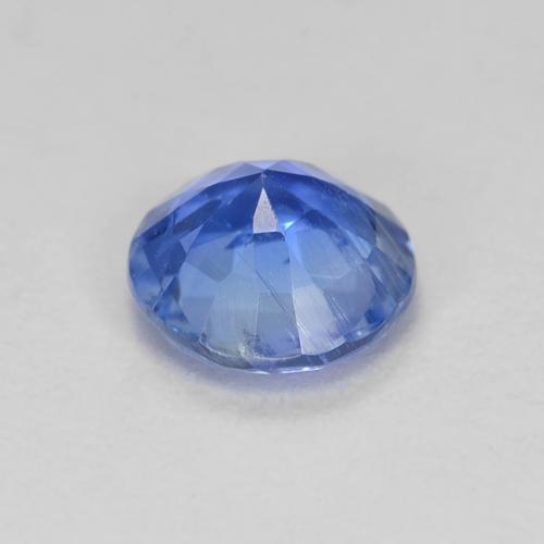 Cianita Azul azur intenso natural de 1.06 ct, Corte Redondo, VS-SI