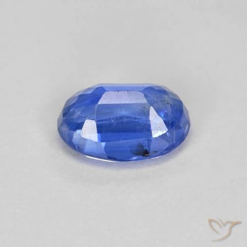 Cianita Azul oscuro natural de 0.99 ct, Ovalada, SI