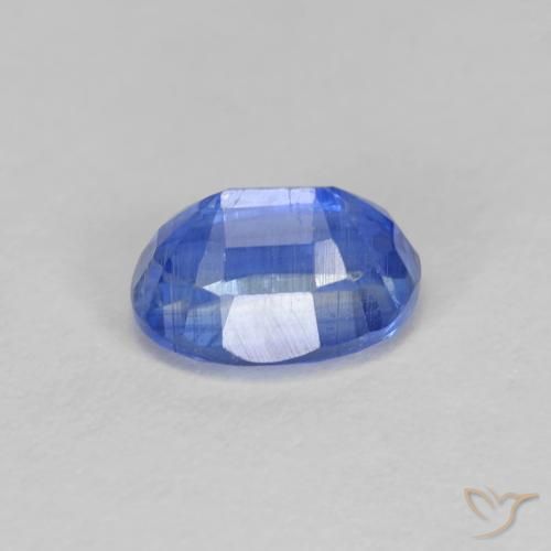 Cianita Celeste natural de 1.24 ct, Ovalada, SI