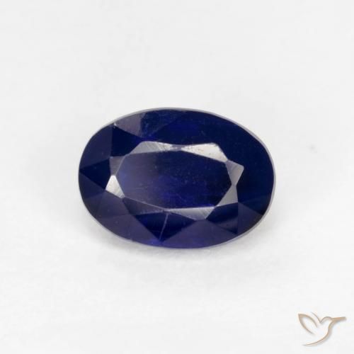 Cianita Azul muy intenso natural de 1.12 ct, Ovalada, VS-SI