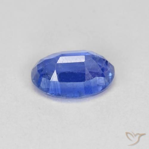 Cianita Azul oscuro natural de 1.14 ct, Ovalada, VS-SI