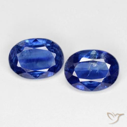 Gemas de cianita azul natural de 2,93 ct, corte óvalo, SI