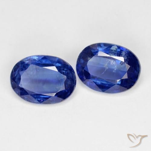 Gemas de cianita azul natural de 2,93 ct, corte óvalo, SI