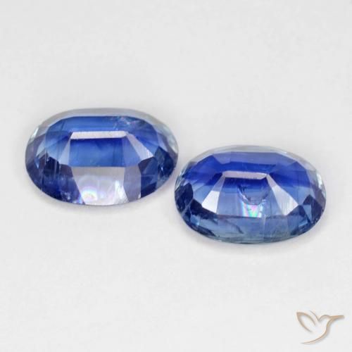 Gemas de cianita azul natural de 2,93 ct, corte óvalo, SI