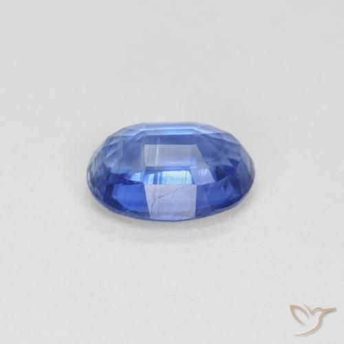 Cianita Azul marino claro natural de 1.00 ct, Ovalada, VS-SI