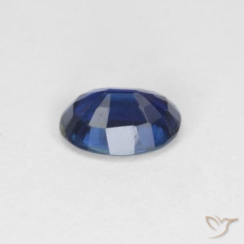 Cianita Azul muy intenso natural de 0.99 ct, Ovalada, VS-SI