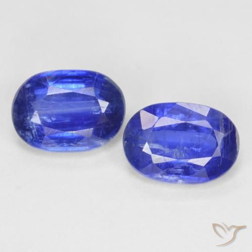 Gemas de cianita azul natural de 2,01 ct, corte óvalo, SI
