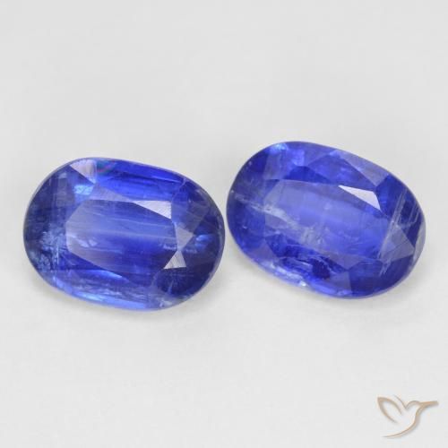 Gemas de cianita azul natural de 2,01 ct, corte óvalo, SI