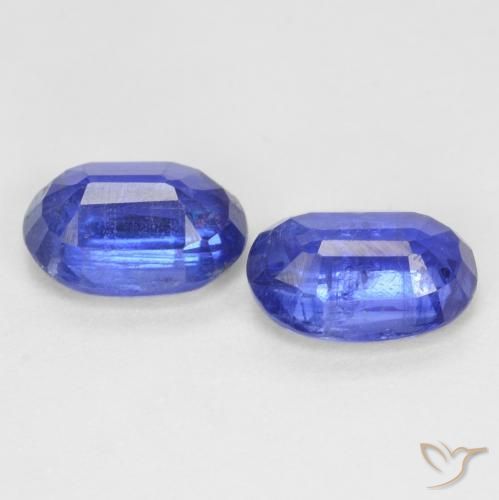 Gemas de cianita azul natural de 2,01 ct, corte óvalo, SI