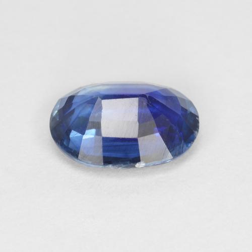 Cianita azul natural de 1,36 ct, corte óvalo, VS