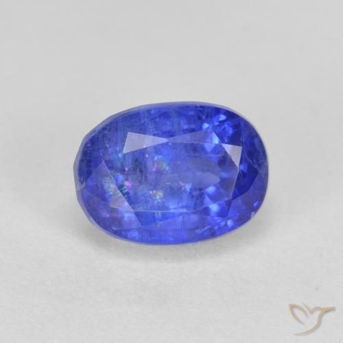 Cianita Azul claro natural de 1.64 ct, Ovalada, SI