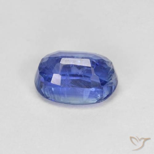 Cianita Azul oscuro natural de 1.44 ct, Ovalada, SI