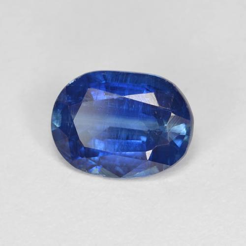 Cianita Azul marino natural de 1.41 ct, Corte Óvalo, VS-SI