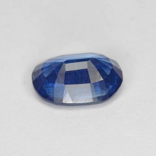 Cianita Azul marino natural de 1.41 ct, Corte Óvalo, VS-SI