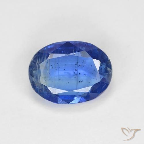1.74ct Natural Azul oscuro cianita, Ovalada, VS-SI