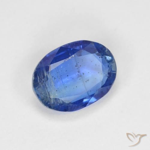 Cianita Azul oscuro natural de 1.74 ct, Ovalada, VS-SI