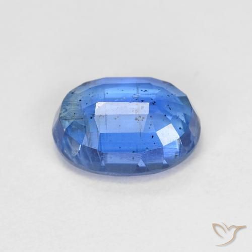 Cianita Azul oscuro natural de 1.74 ct, Ovalada, VS-SI