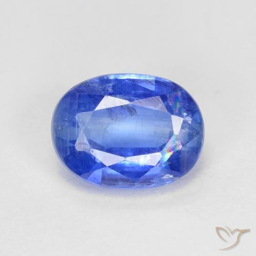 1.81ct Natural Azul azur intenso cianita, Ovalada, VS-SI