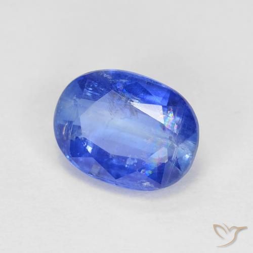Cianita Azul azur intenso natural de 1.81 ct, Ovalada, VS-SI