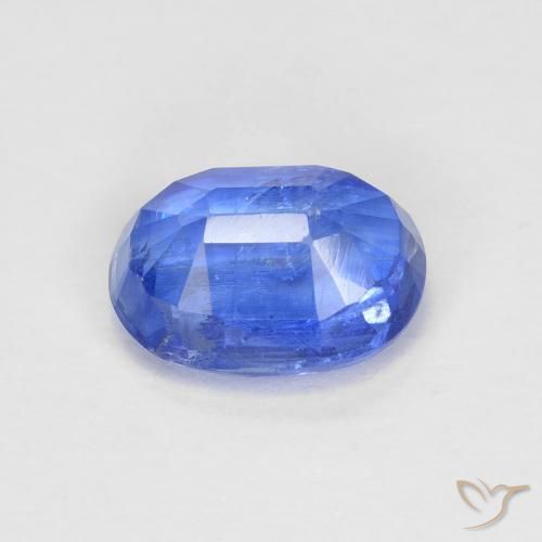 Cianita Azul azur intenso natural de 1.81 ct, Ovalada, VS-SI