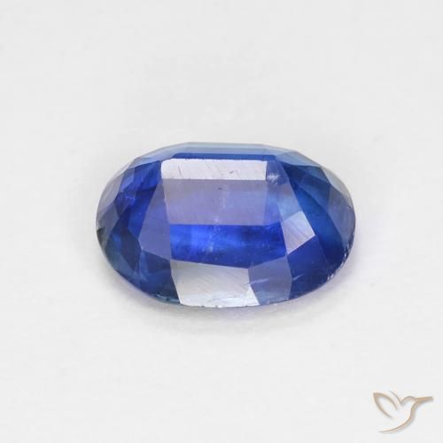 Cianita Azul real natural de 1.42 ct, Ovalada, VS-SI