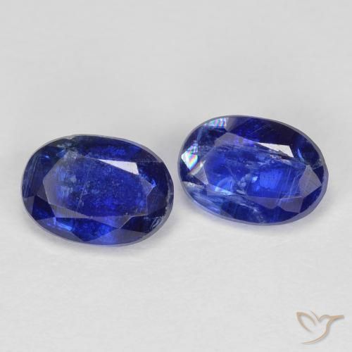 Gemas de Cianita Azul real natural de 1.97 ct, Ovalada, SI