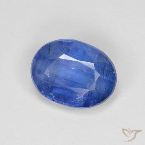 Cianita Azul egipcio natural de 2.95 ct, Ovalada, VS-SI