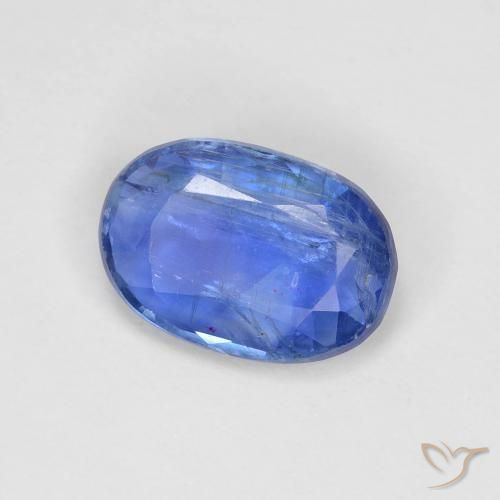 Cianita Azul azur intenso natural de 2.65 ct, Ovalada, VS-SI