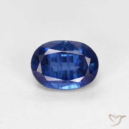 1.16ct Natural Azul marino cianita, Ovalada, VS-SI